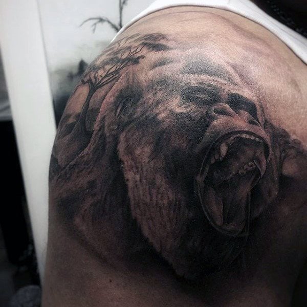 tatuaje gorila 31