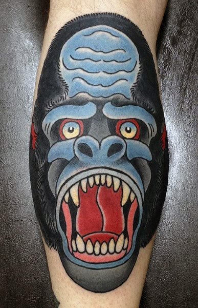 tatuaje gorila 61