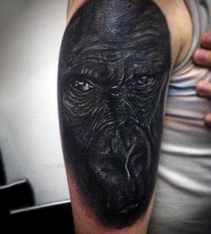tatuaje gorila 70
