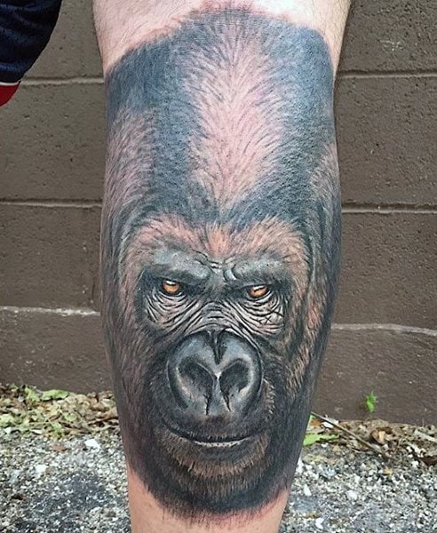 tatuaje gorila 79