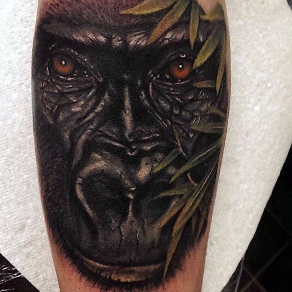 tatuaje gorila 82