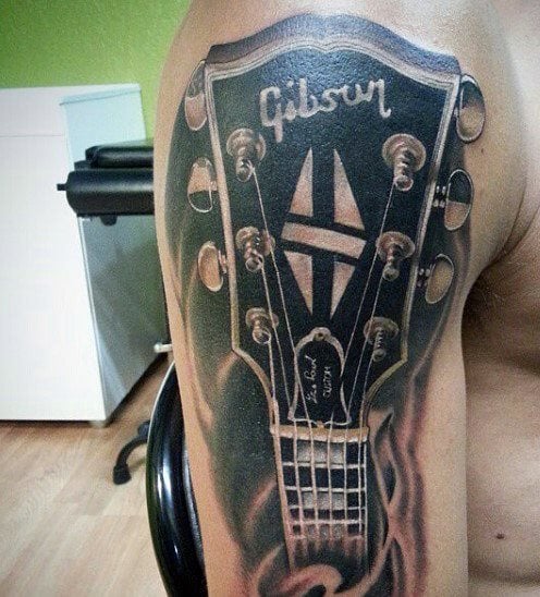tatuaje guitarra 103