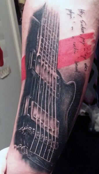 tatuaje guitarra 121