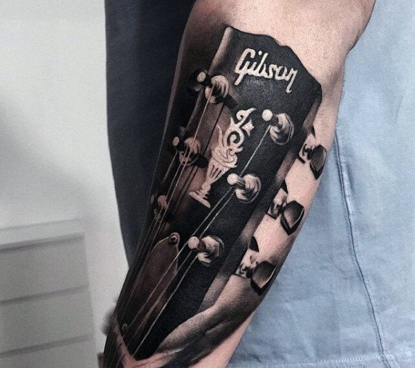 tatuaje guitarra 163