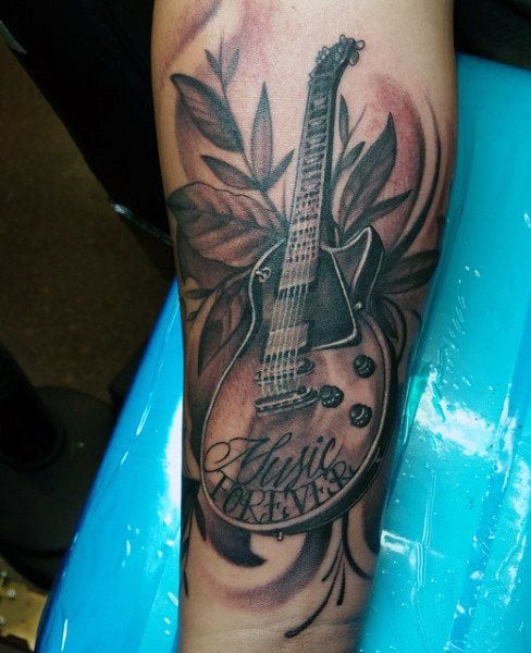 tatuaje guitarra 22