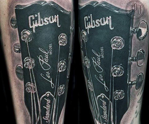 tatuaje guitarra 25