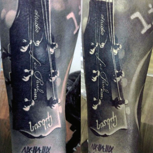 tatuaje guitarra 28