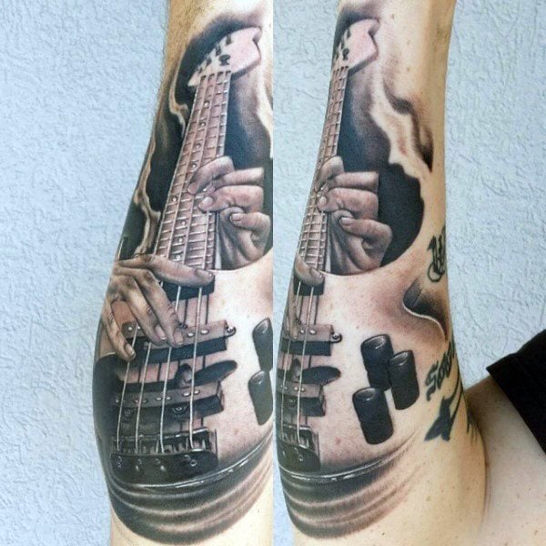 tatuaje guitarra 61
