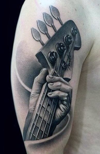 tatuaje guitarra 64