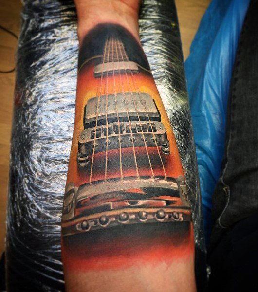 tatuaje guitarra 97