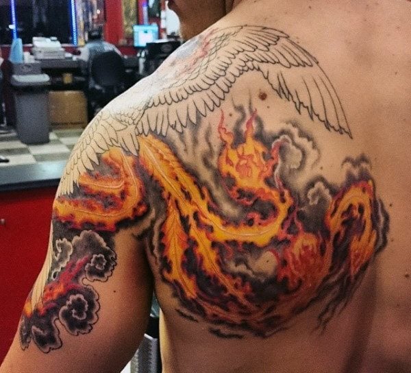 tatuaje llama fuego 100