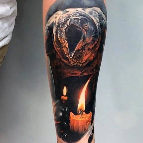 tatuaje llama fuego 148