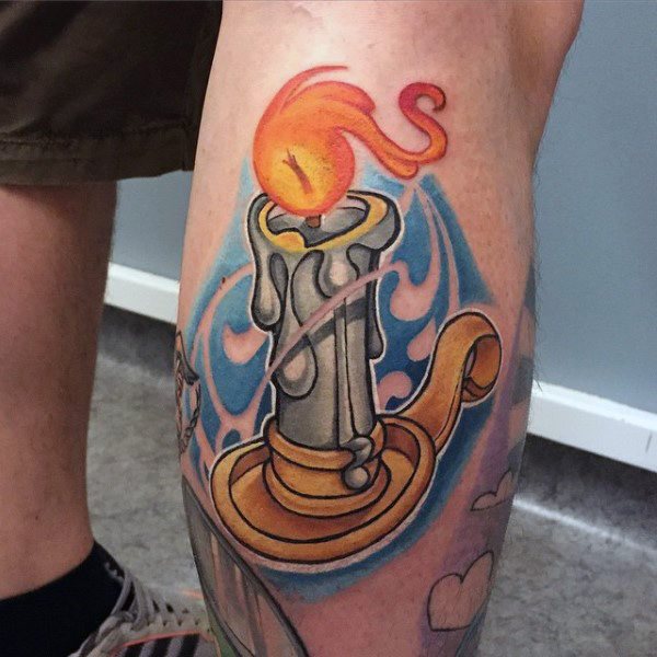 tatuaje llama fuego 163