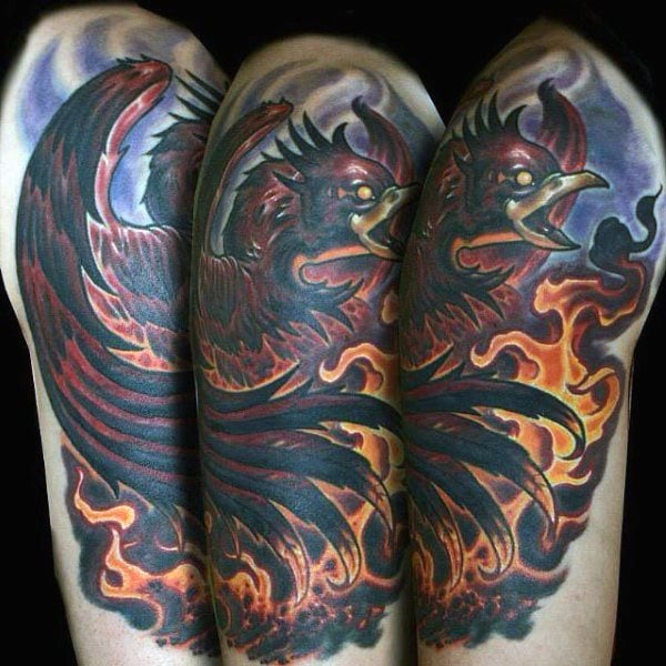 tatuaje llama fuego 91