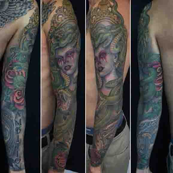 tatuaje medusa 43