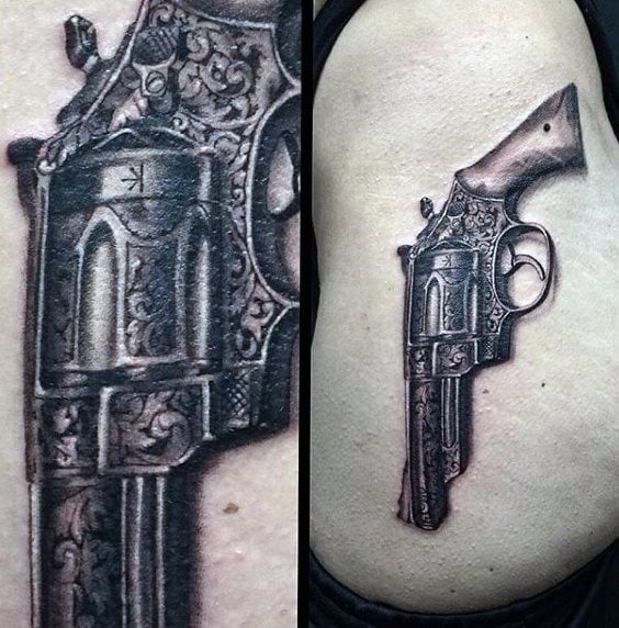 tatuaje pistola 37