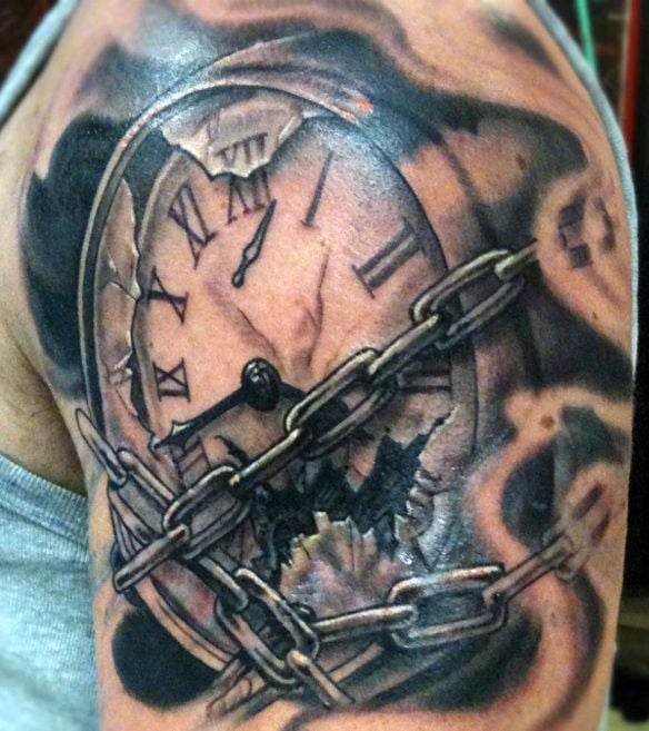 tatuaje reloj 211