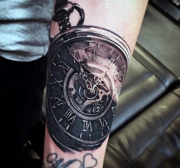 tatuaje reloj 97
