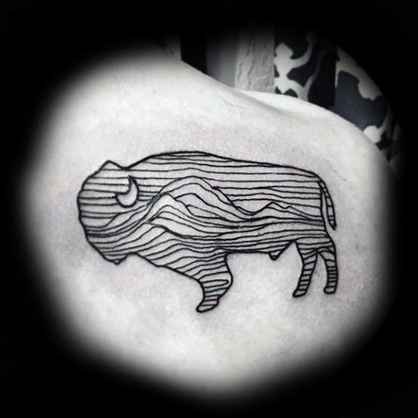 tatuaje bisonte 15