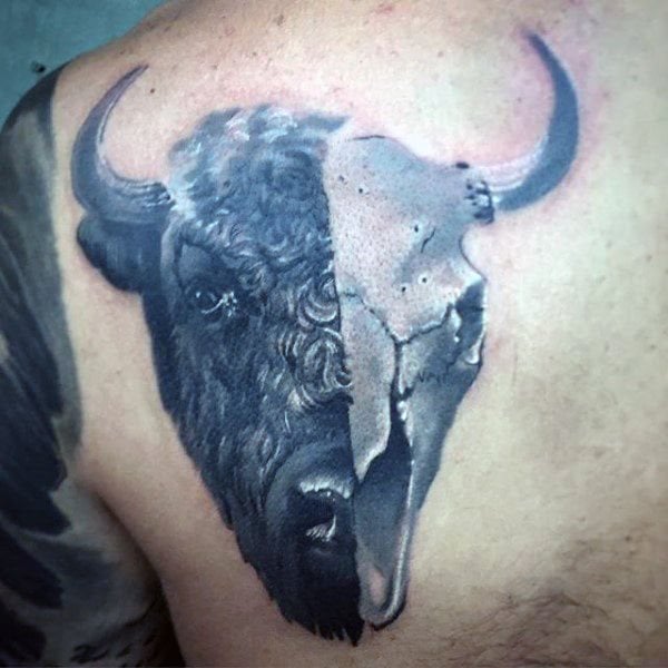 tatuaje bisonte 33