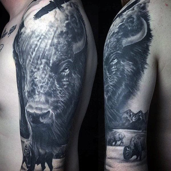 tatuaje bisonte 99