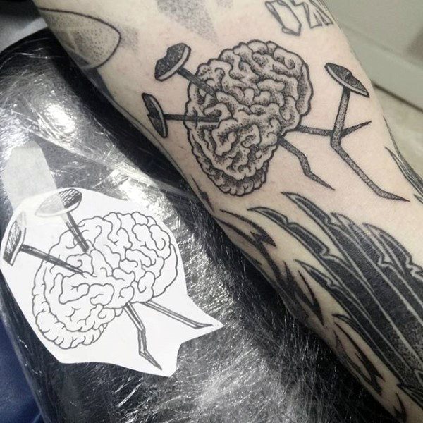 tatuaje cerebro 21