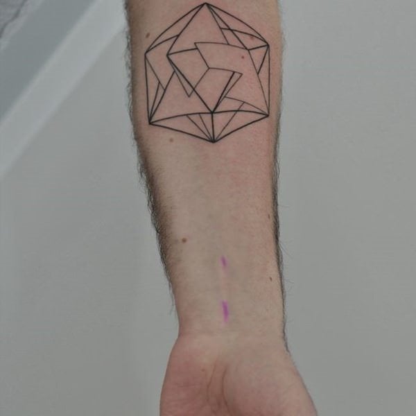 tatuaje geometrico 1064