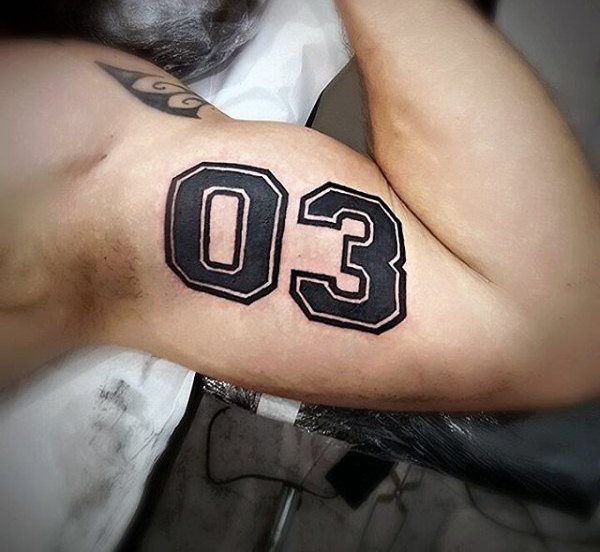tatuaje numeros 48