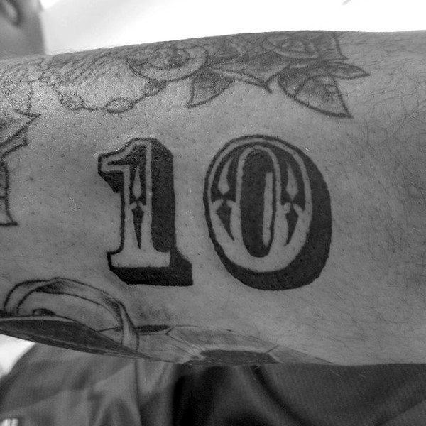 tatuaje numeros 90