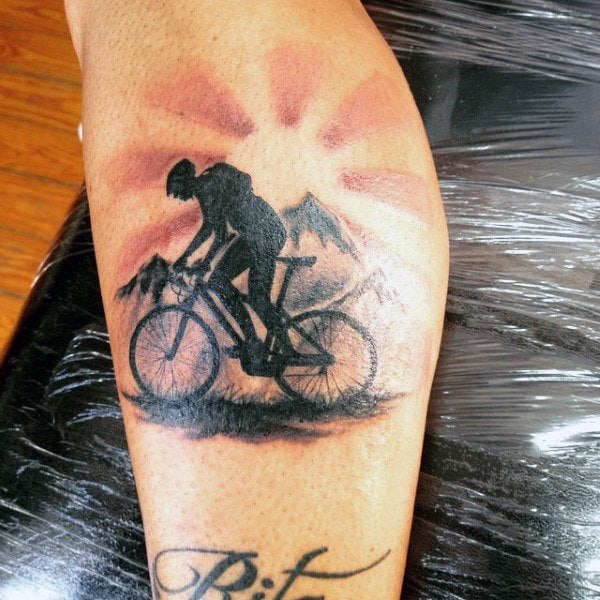 tatuaje bicicleta ciclismo 100