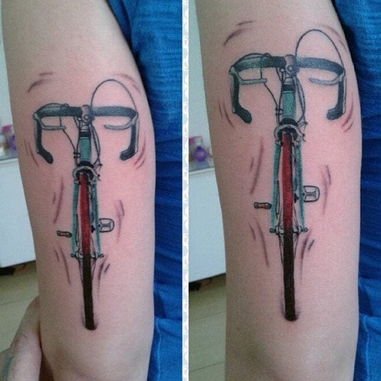 tatuaje bicicleta ciclismo 178