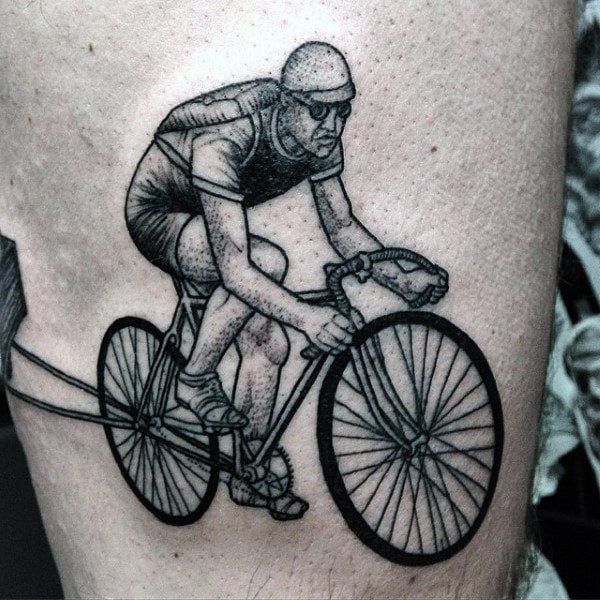 tatuaje bicicleta ciclismo 196