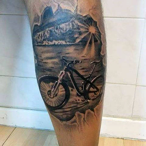 tatuaje bicicleta ciclismo 37