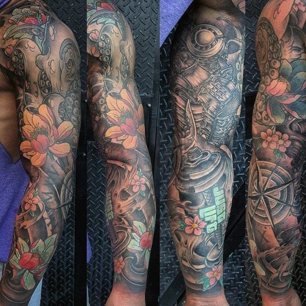 tatuaje flor de loto 160