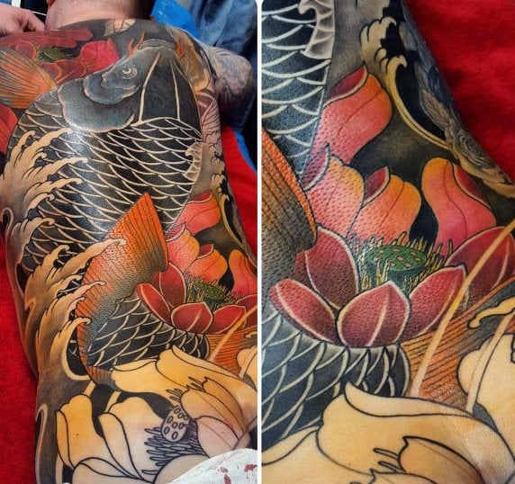 tatuaje flor de loto 175