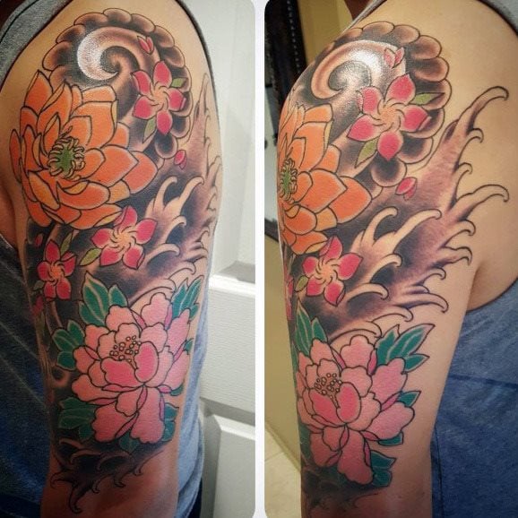 tatuaje flor de loto 196