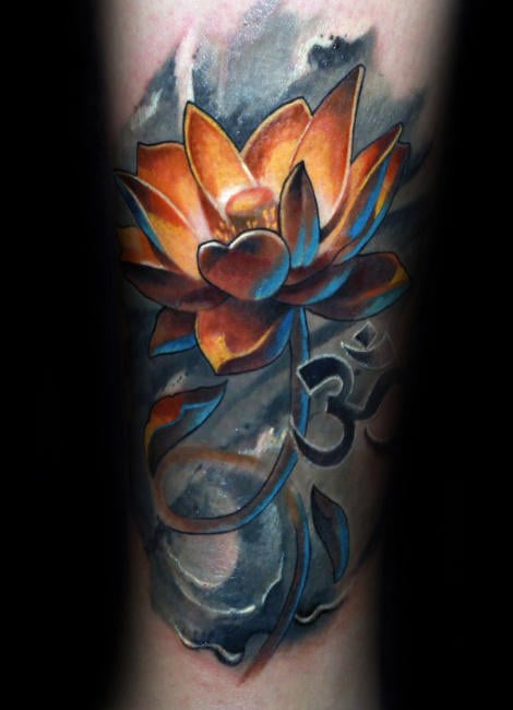 tatuaje flor de loto 199
