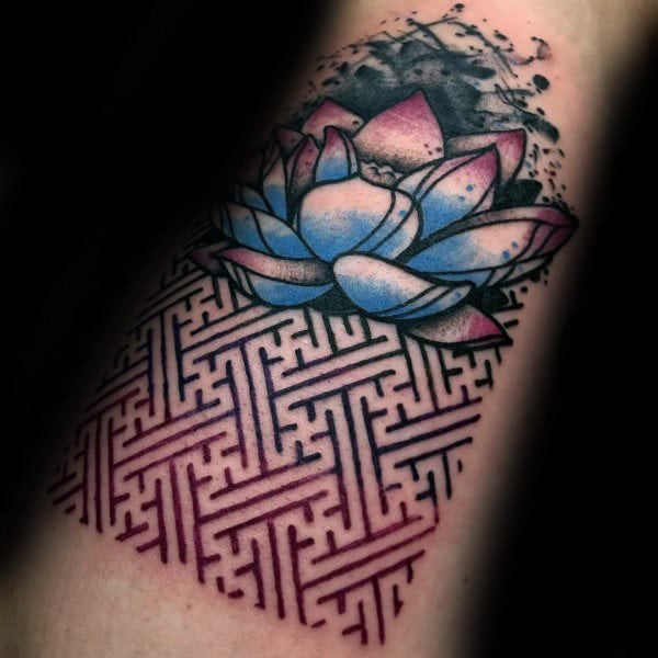 tatuaje flor de loto 211