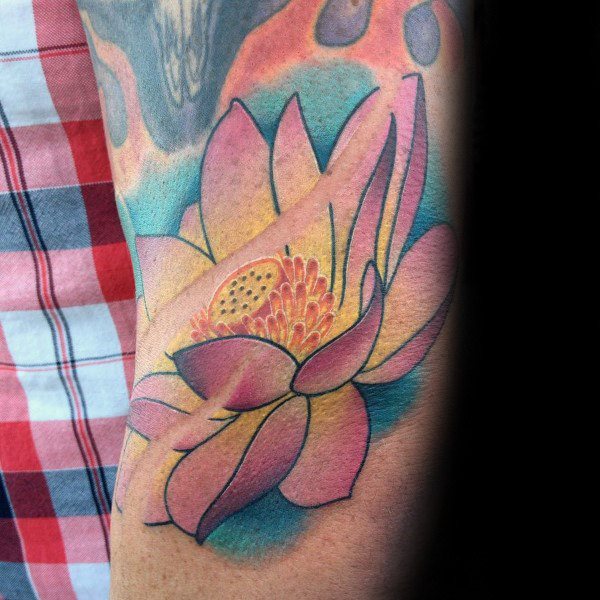tatuaje flor de loto 217