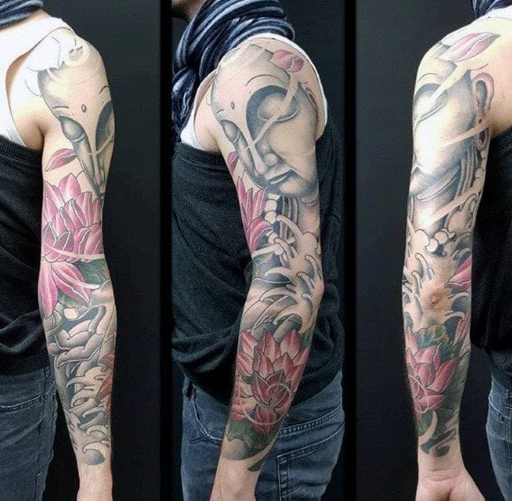 tatuaje flor de loto 82