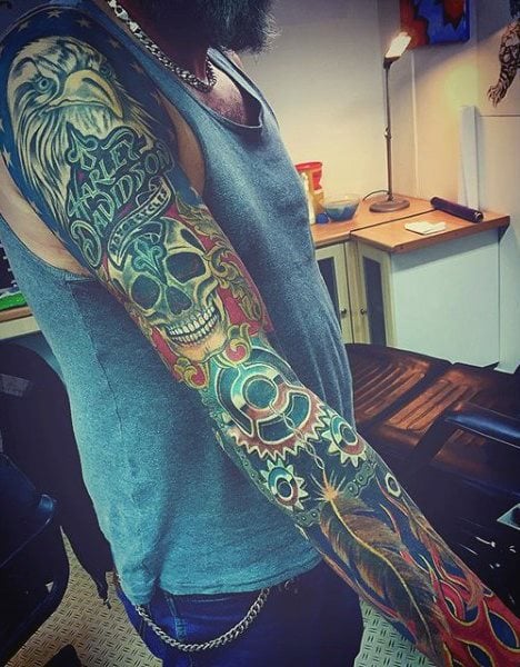 tatuaje harley davidson 154
