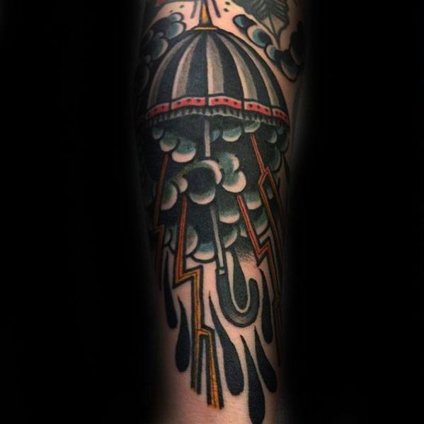 tatuaje paraguas 127