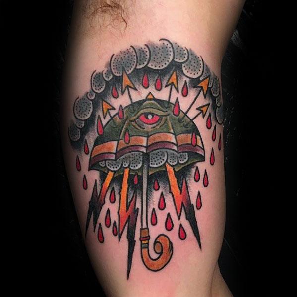 tatuaje paraguas 133