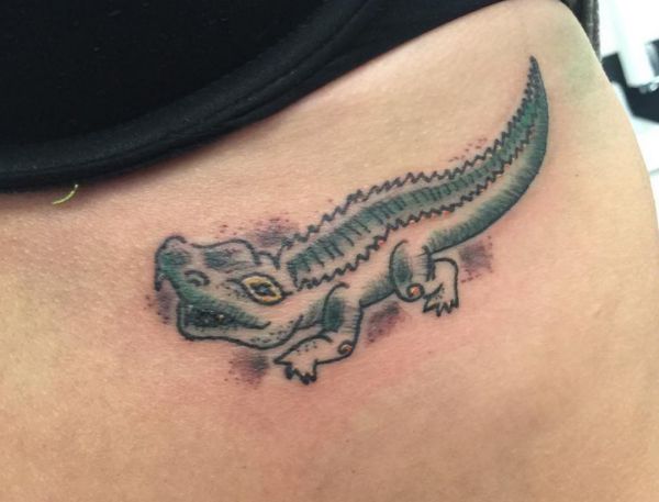 tatuaje cocodrilo caiman 12