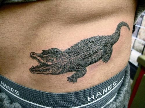 tatuaje cocodrilo caiman 52