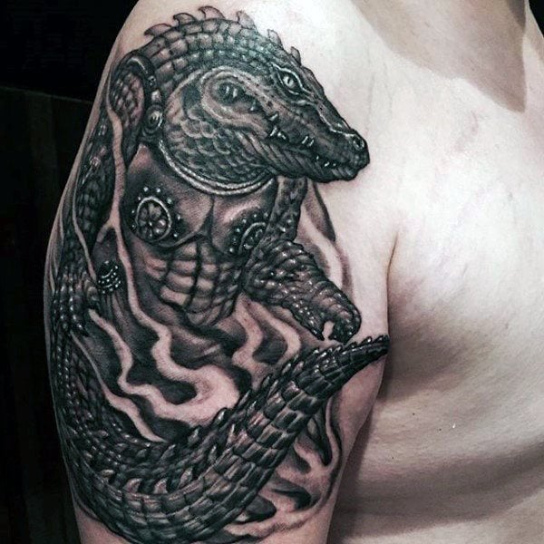 tatuaje cocodrilo caiman 94