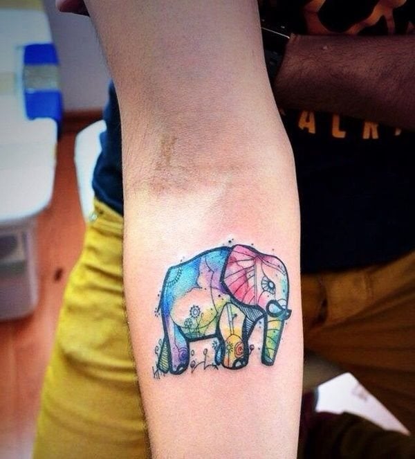 tatuaje elefante 25