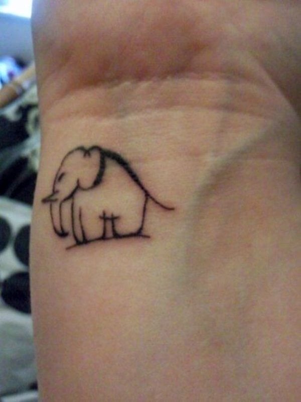 tatuaje elefante 90