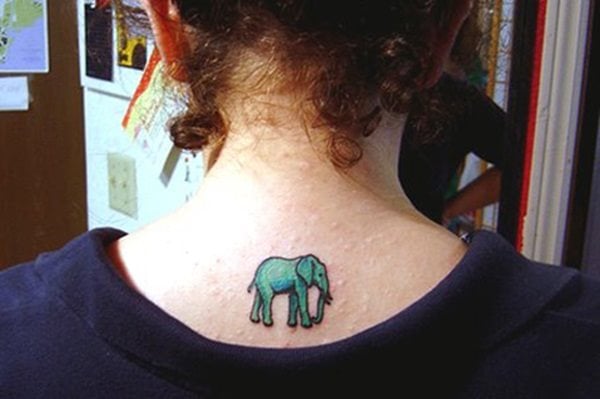 tatuaje elefante 909