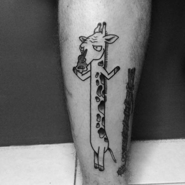 tatuaje jirafa 100